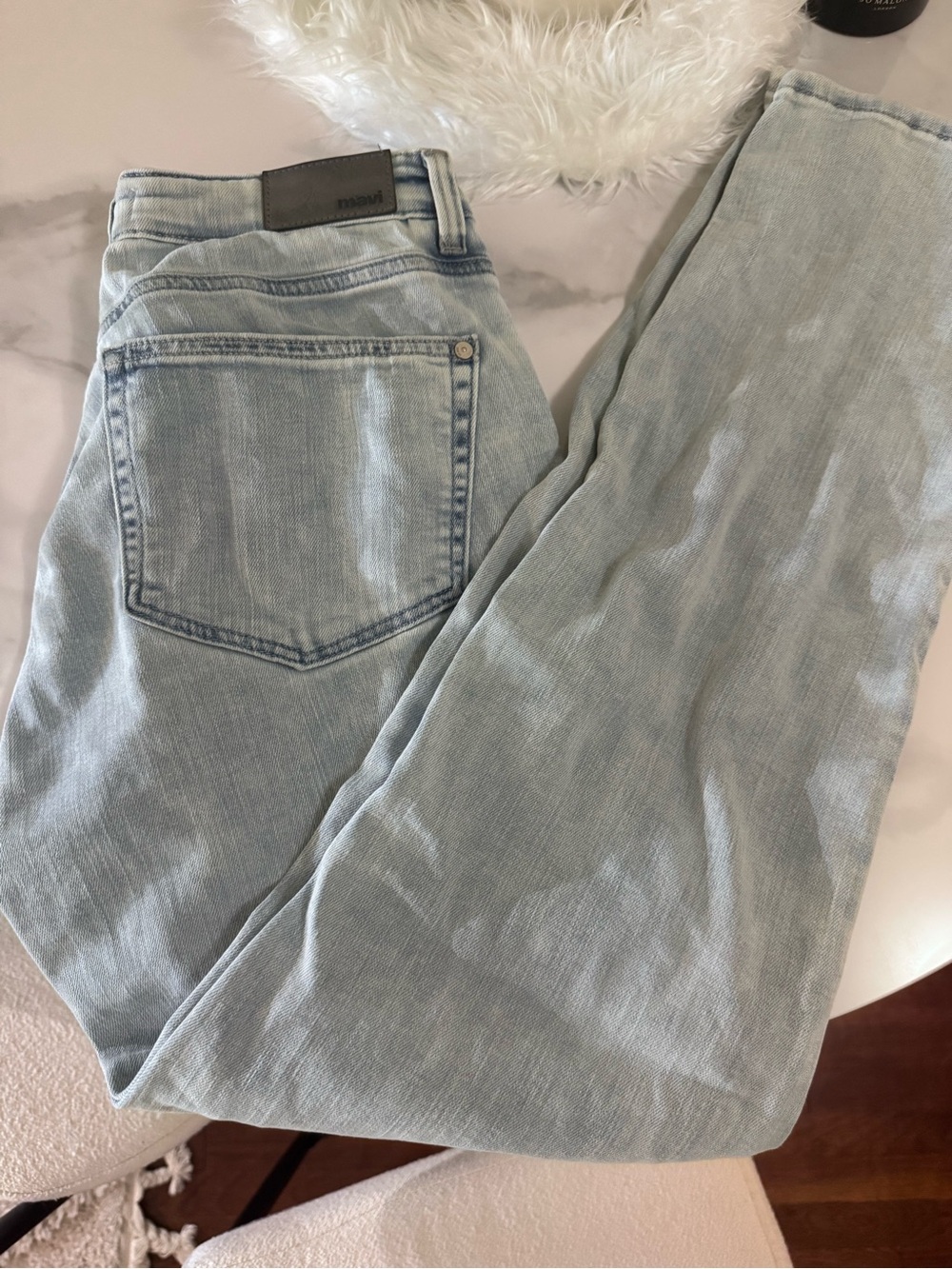 Mavi Kathleen Mid-Rise Slim Boyfriend Jeans Light Wash Size 26